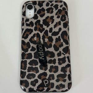 Loopy iPhone XR Tan Leopard Case
